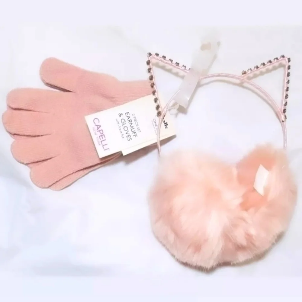 Capelli Of New York Earmuff & Gloves Set